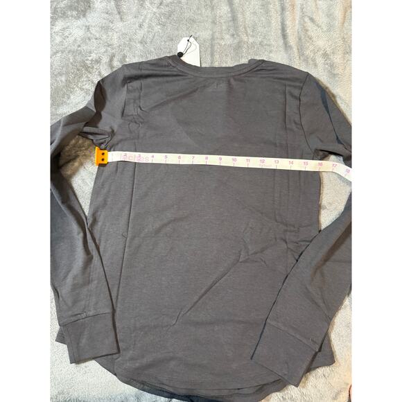 NWT‎ Universal Standard Size 4XS (00-0) LONG SLEEVE V REX Slate Grey Causal Pima - Picture 9 of 9